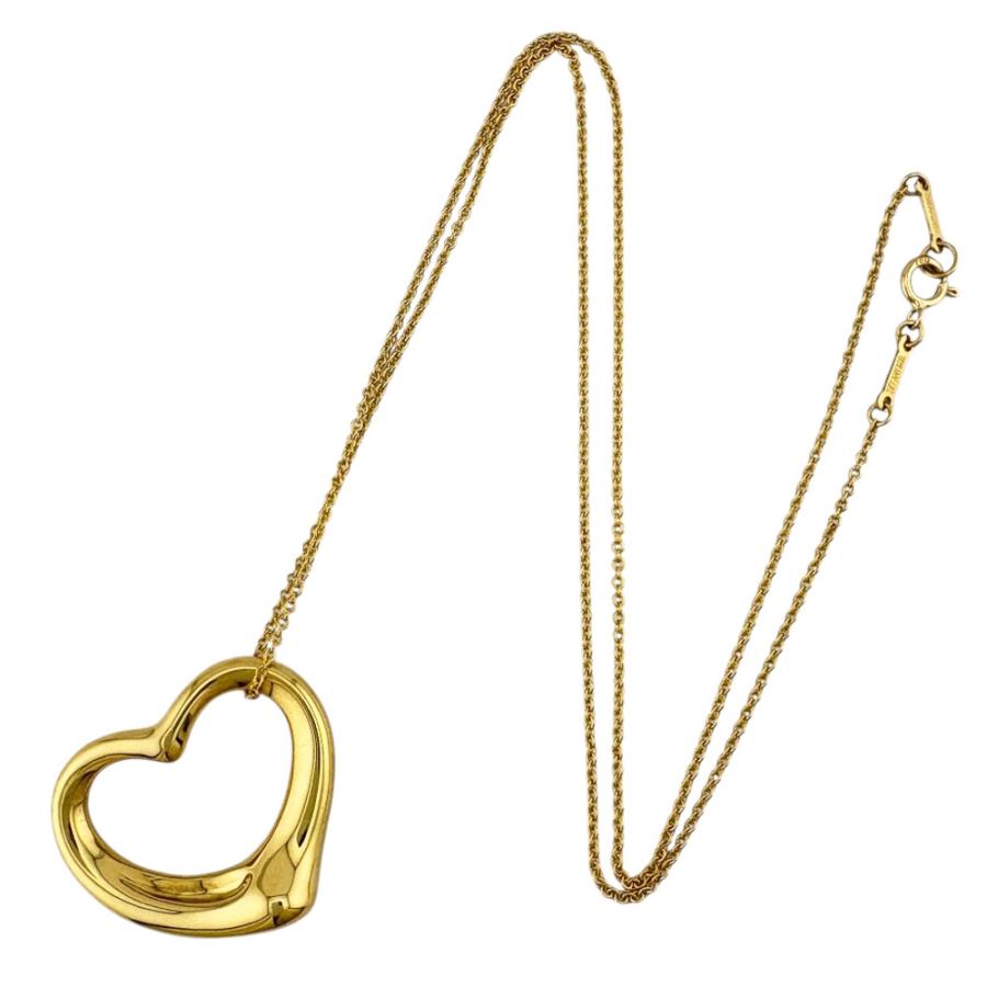 TIFFANY&Co.（ティファニー） オープンハート ネックレス 18金 K18