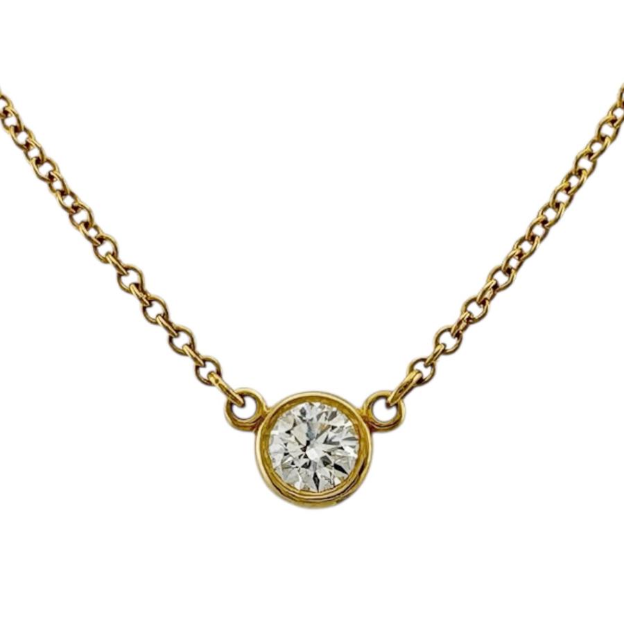 TIFFANY&Co.（ティファニー） バイザヤード 約0.14ct ネックレス 18金