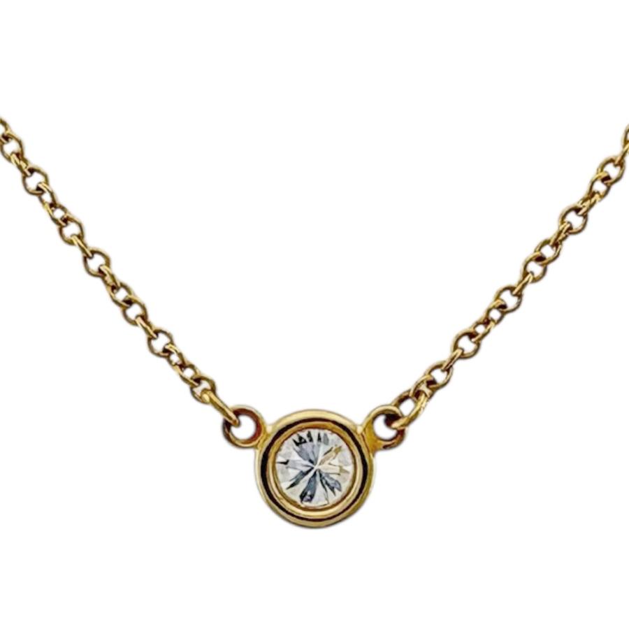 TIFFANY&Co.（ティファニー） バイザヤード 約0.14ct ネックレス 18金