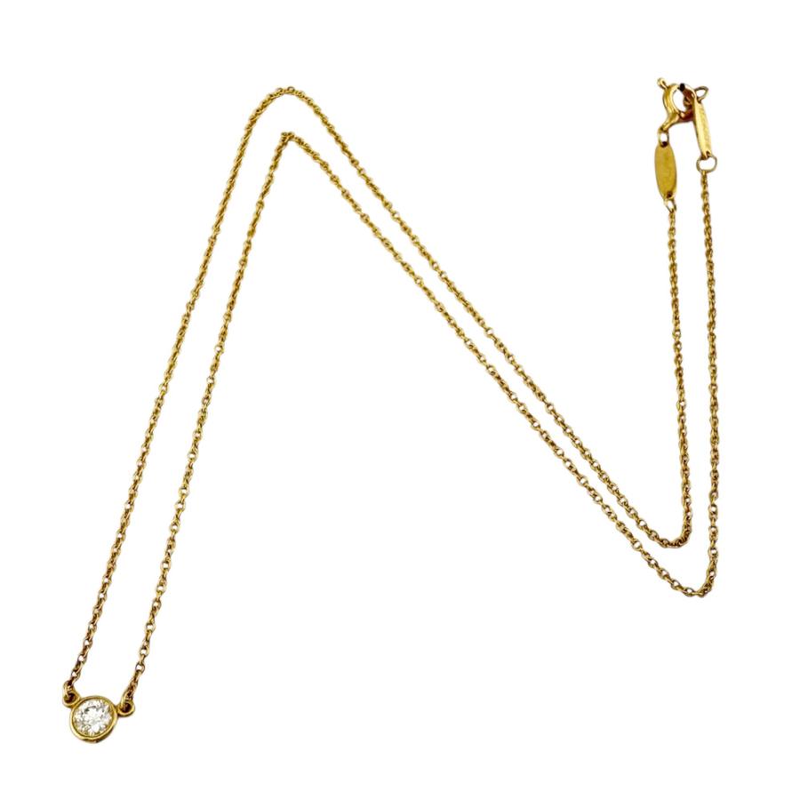 TIFFANY&Co.（ティファニー） バイザヤード 約0.14ct ネックレス 18金