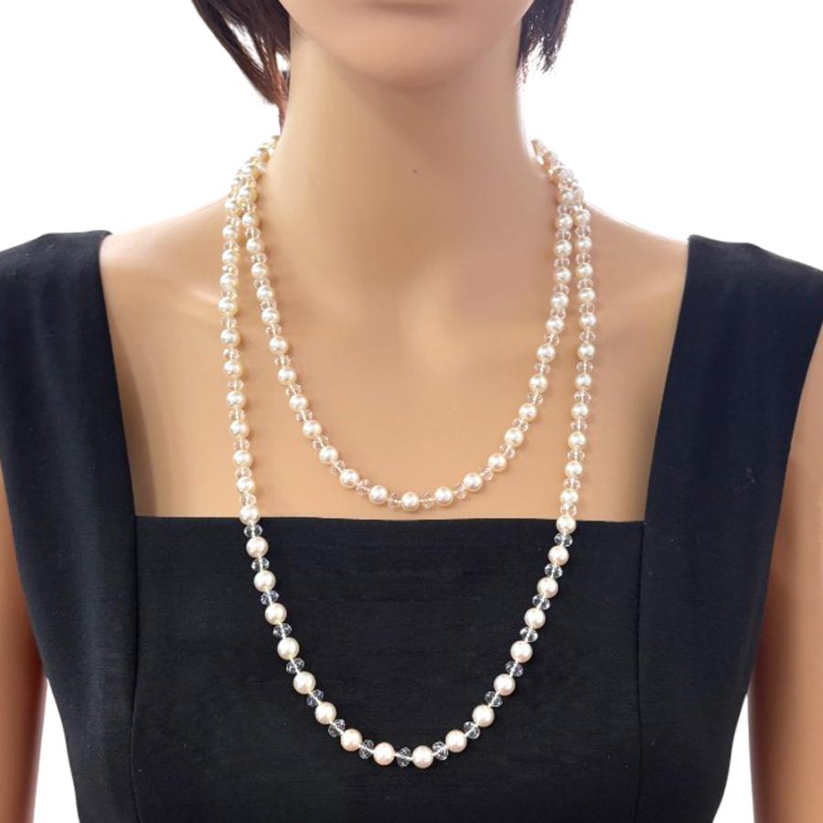 タサキ ネックレス シルバー パール レディース TASAKI 中古 美品