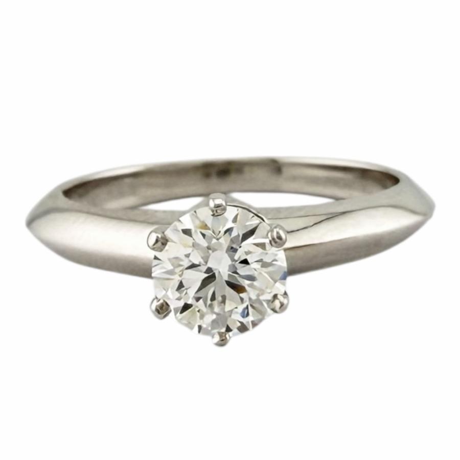 TIFFANY&Co.（ティファニー） ソリティア リング 指輪 6号 Pt950