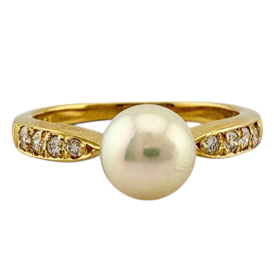 MIKIMOTO（ミキモト） リング 指輪 11.5号 18金 K18イエローゴールド
