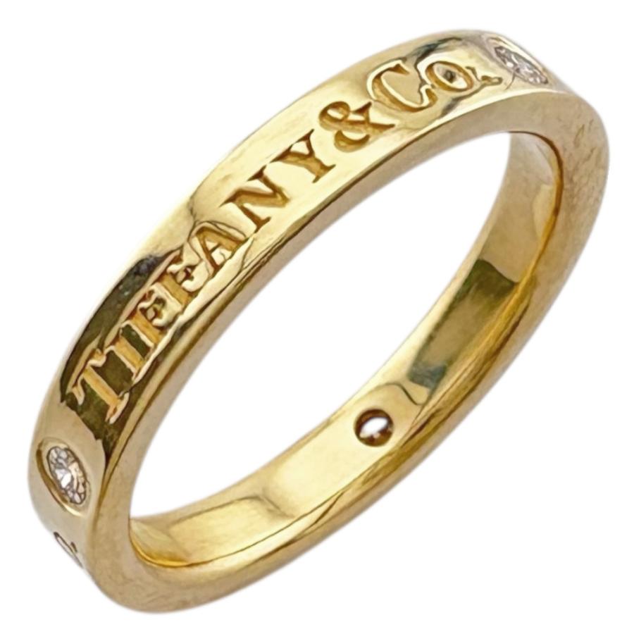 TIFFANY&Co.（ティファニー） フラットバンド リング 指輪 7.5号 18金