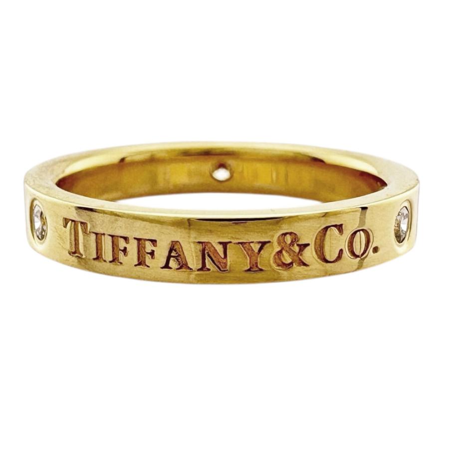 TIFFANY&Co.（ティファニー） フラットバンド リング 指輪 7.5号 18金