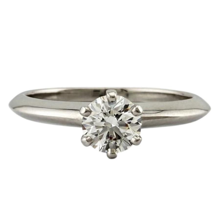 TIFFANY&Co.（ティファニー） ソリティア リング 指輪 7号 Pt950