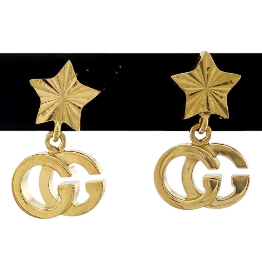 GUCCI（グッチ） GGランニング ピアス 18金 K18イエローゴールド