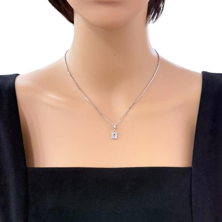 Cartier（カルティエ） 2C ネックレス 18金 K18ホワイトゴールド 