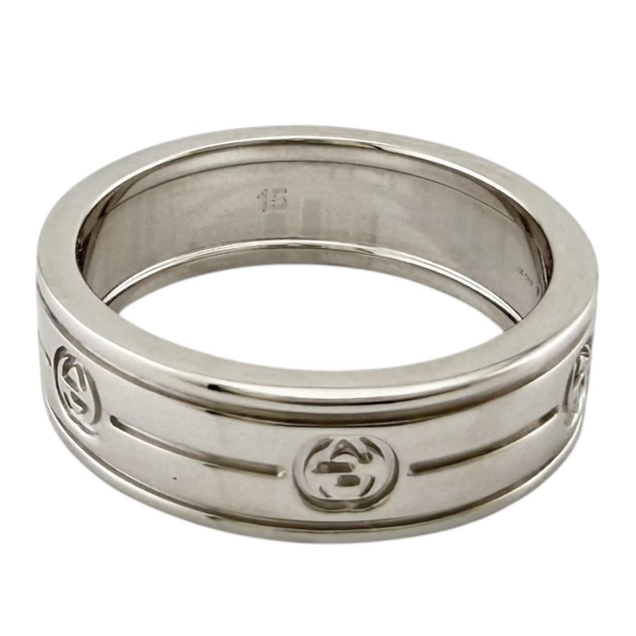 GUCCI（グッチ） インターロッキング リング 指輪 14.5号 18金 K18