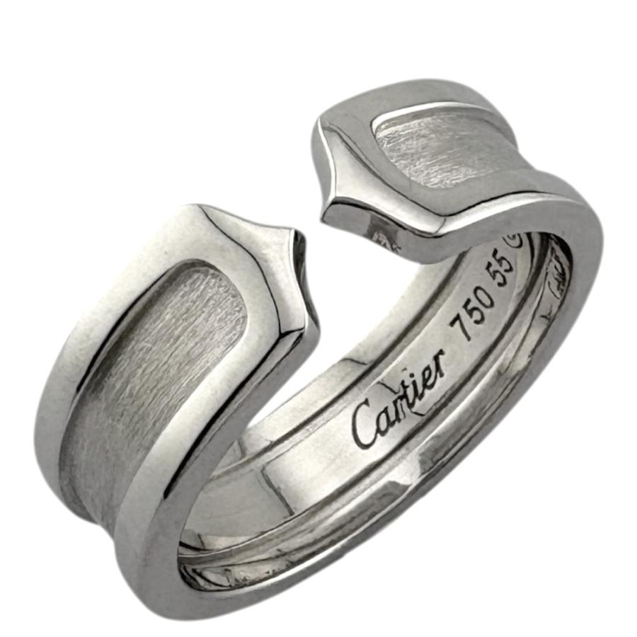 Cartier（カルティエ） 2C リング 指輪 14.5号 18金 K18ホワイト 