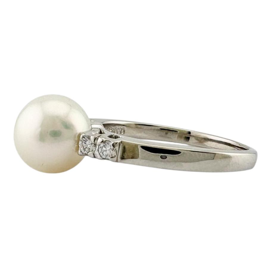 MIKIMOTO（ミキモト） リング 指輪 13号 Pt950プラチナ パール