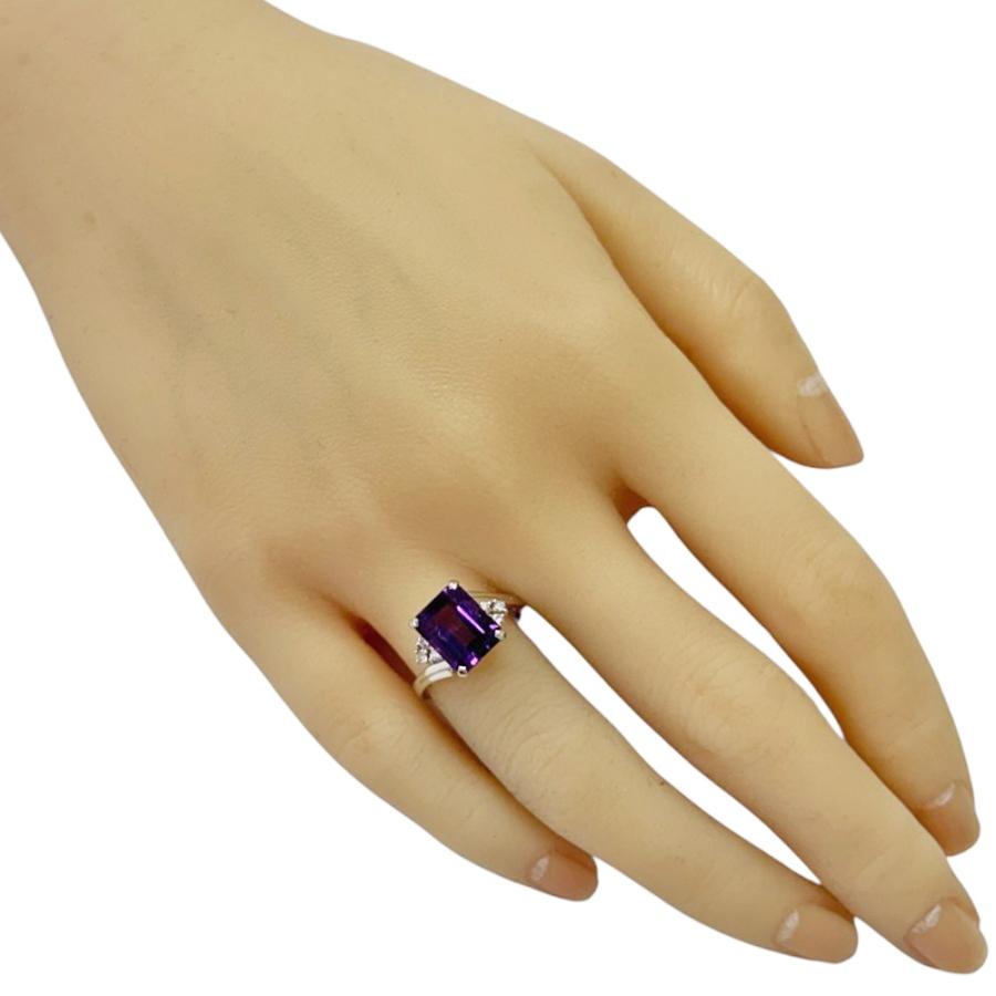 ミキモト　MIKIMOTO リング　11号 MIKIMOTO（ミキモト） リング 指輪 11号 Pt950プラチナ アメジスト