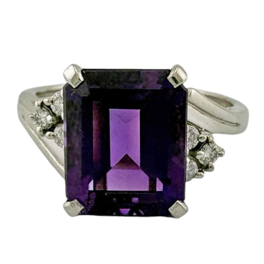 MIKIMOTO（ミキモト） リング 指輪 11号 Pt950プラチナ アメジスト