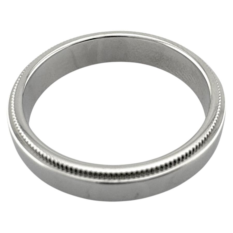 TIFFANY&Co.（ティファニー） ミルグレイン リング 指輪 14号 Pt950