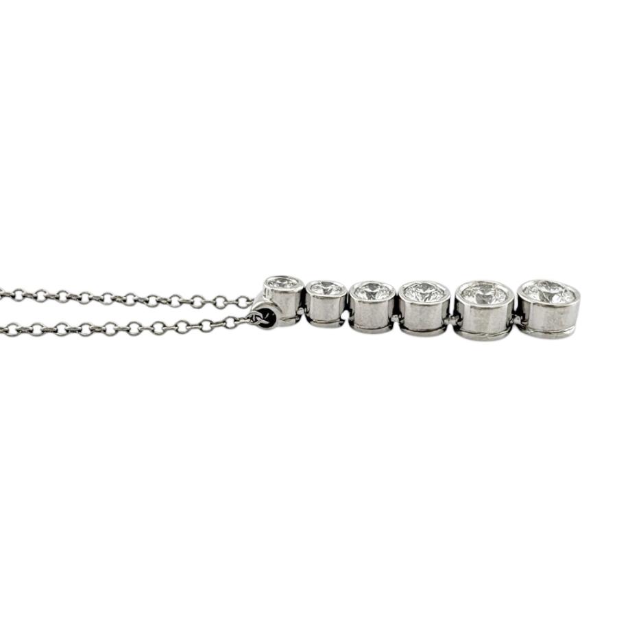 ティファニー pt950 ジャズ グラジュエイテッド ネックレス 7006 TIFFANY&Co.（ティファニー） ジャズ グラジュエイテッド ネックレス
