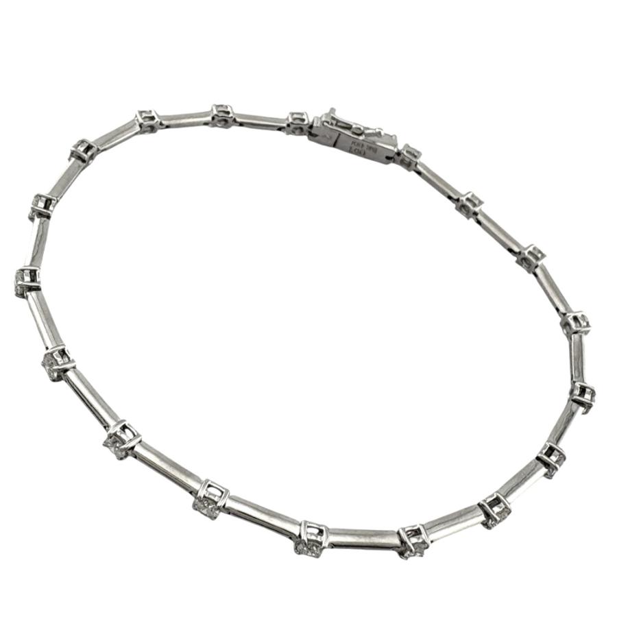 タサキ ブレスレット 18金 K18ホワイトゴールド ダイヤモンド
