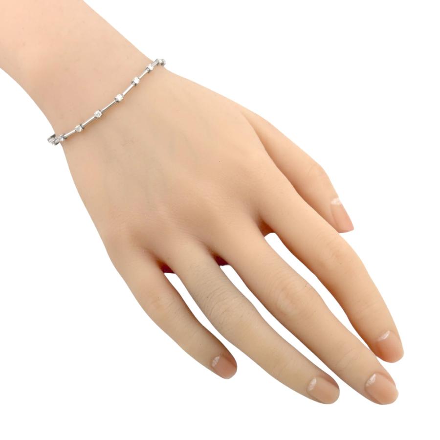 タサキ ブレスレット 18金 K18ホワイトゴールド ダイヤモンド