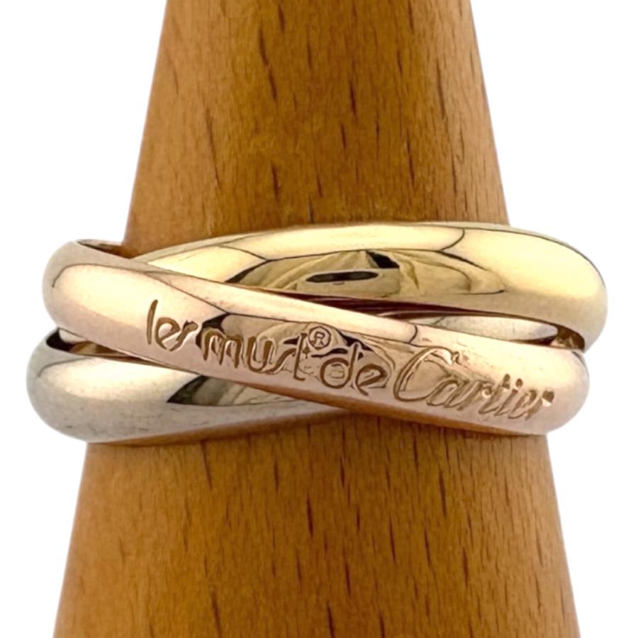 Cartier トリニティリング ゴールド 美品 CARTIER カルティエ トリニティ リング 指輪 11号 18金 K18イエロー