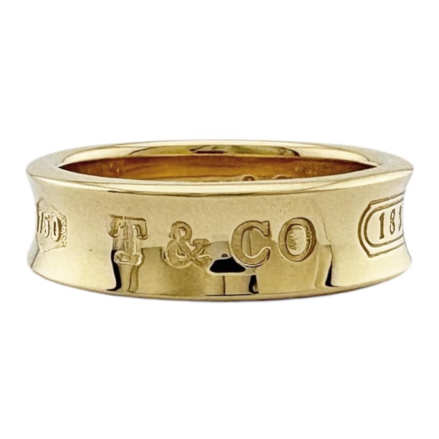 美品　Tiffany & Co. ティファニー 1837 ナローリング 16号 TIFFANY&Co.（ティファニー） 1837ナロー リング 指輪 16号 18金 K18