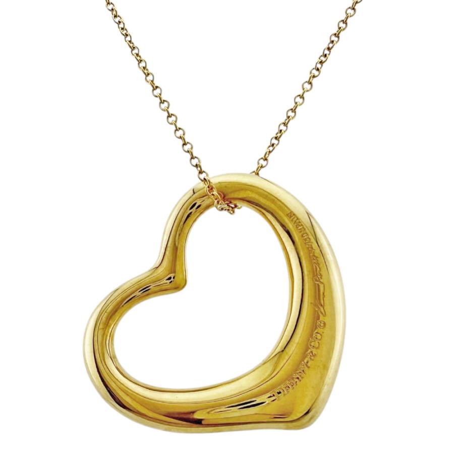 TIFFANY&Co.（ティファニー） オープンハート ネックレス 18金 K18