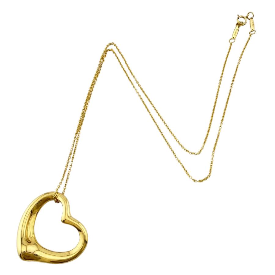TIFFANY&Co.（ティファニー） オープンハート ネックレス 18金 K18
