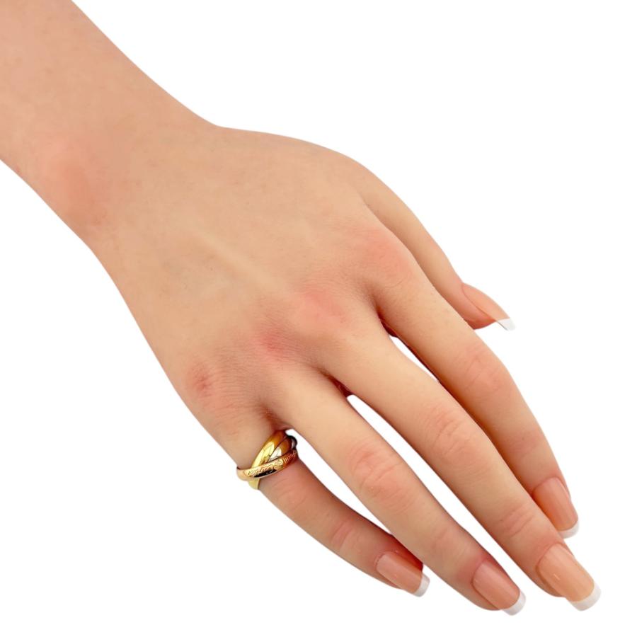 Cartier（カルティエ） トリニティ リング 指輪 7号 18金 K18イエロー