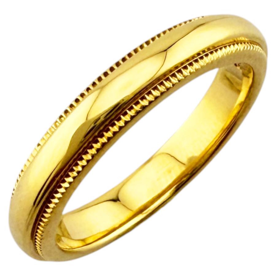【値下げ中】Tiffany & Co. ゴールドリング 箱付き TIFFANY&Co.（ティファニー） ミルグレイン リング 指輪 6号 18金 K18