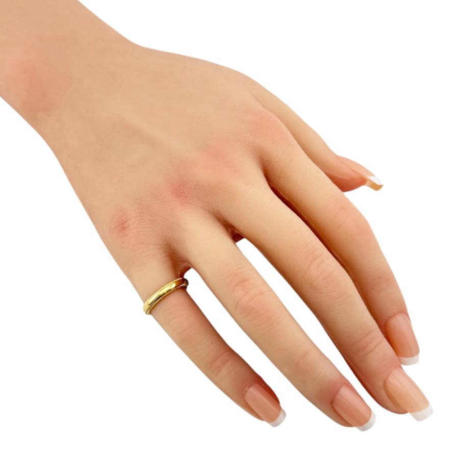TIFFANY&Co.（ティファニー） ミルグレイン リング 指輪 6号 18金 K18