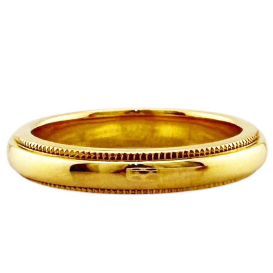 TIFFANY&Co.（ティファニー） ミルグレイン リング 指輪 6号 18金 K18