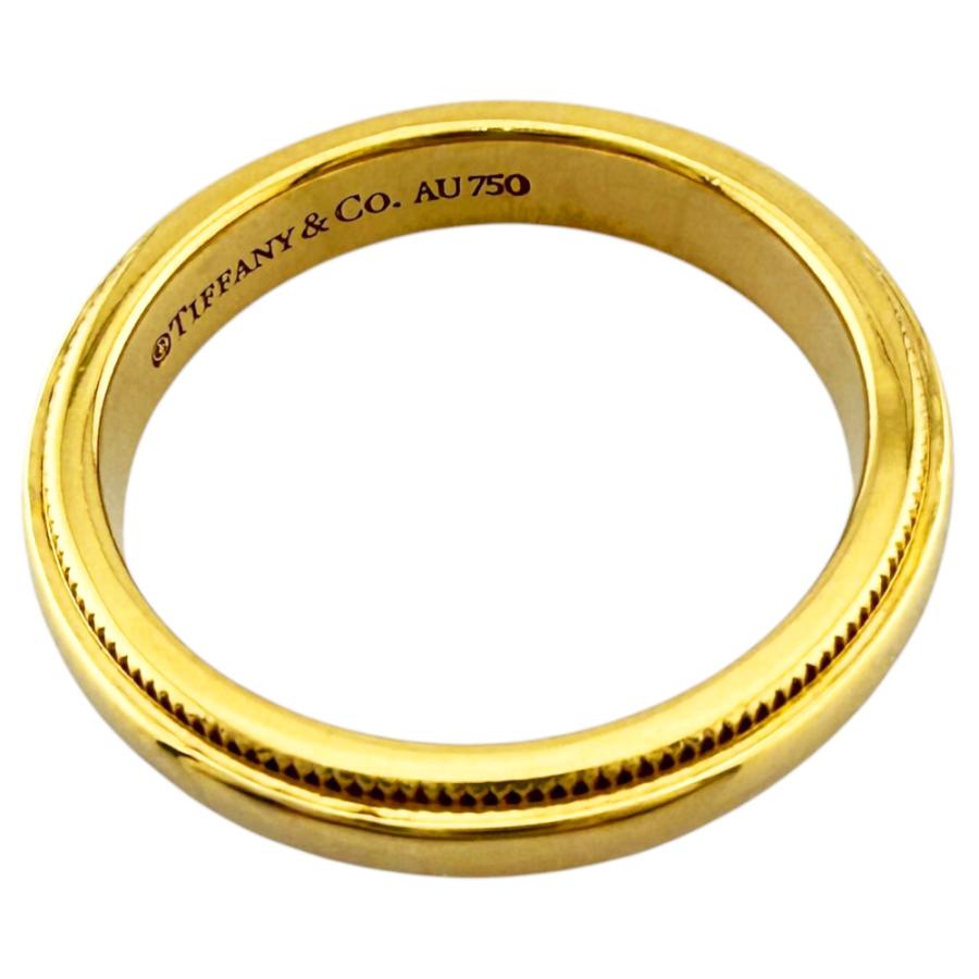 TIFFANY&Co.（ティファニー） ミルグレイン リング 指輪 6号 18金 K18