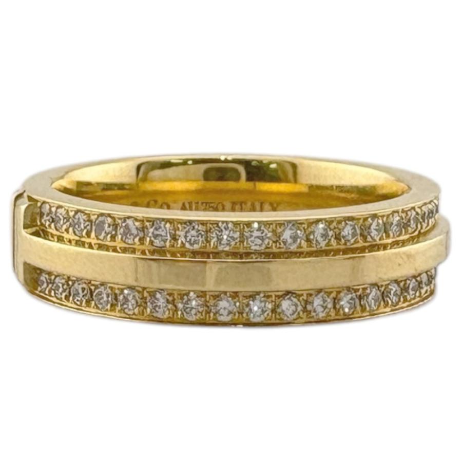 TIFFANY&Co.（ティファニー） Tナロー リング 指輪 6.5号 18金 K18