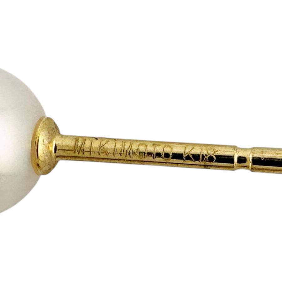 MIKIMOTO/ミキモトアコヤ真珠ピアス K18ゴールド MIKIMOTO（ミキモト） ピアス 18金 K18イエローゴールド アコヤパール