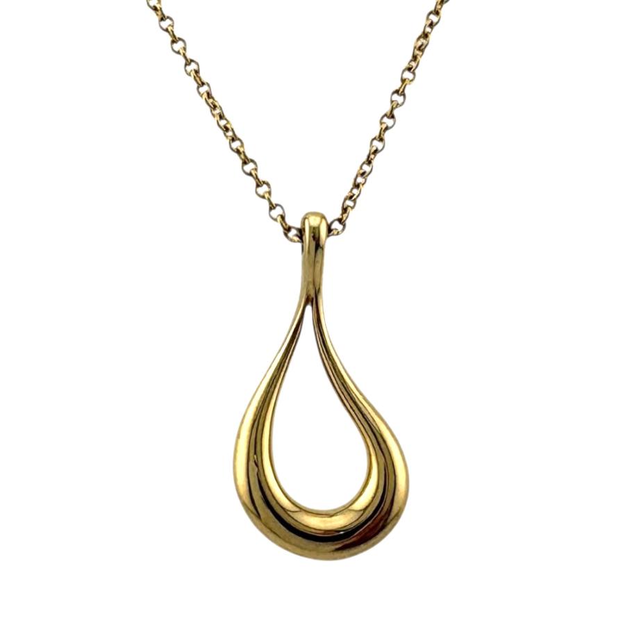 TIFFANY&Co.（ティファニー） オープンティアドロップ ネックレス 18金 
