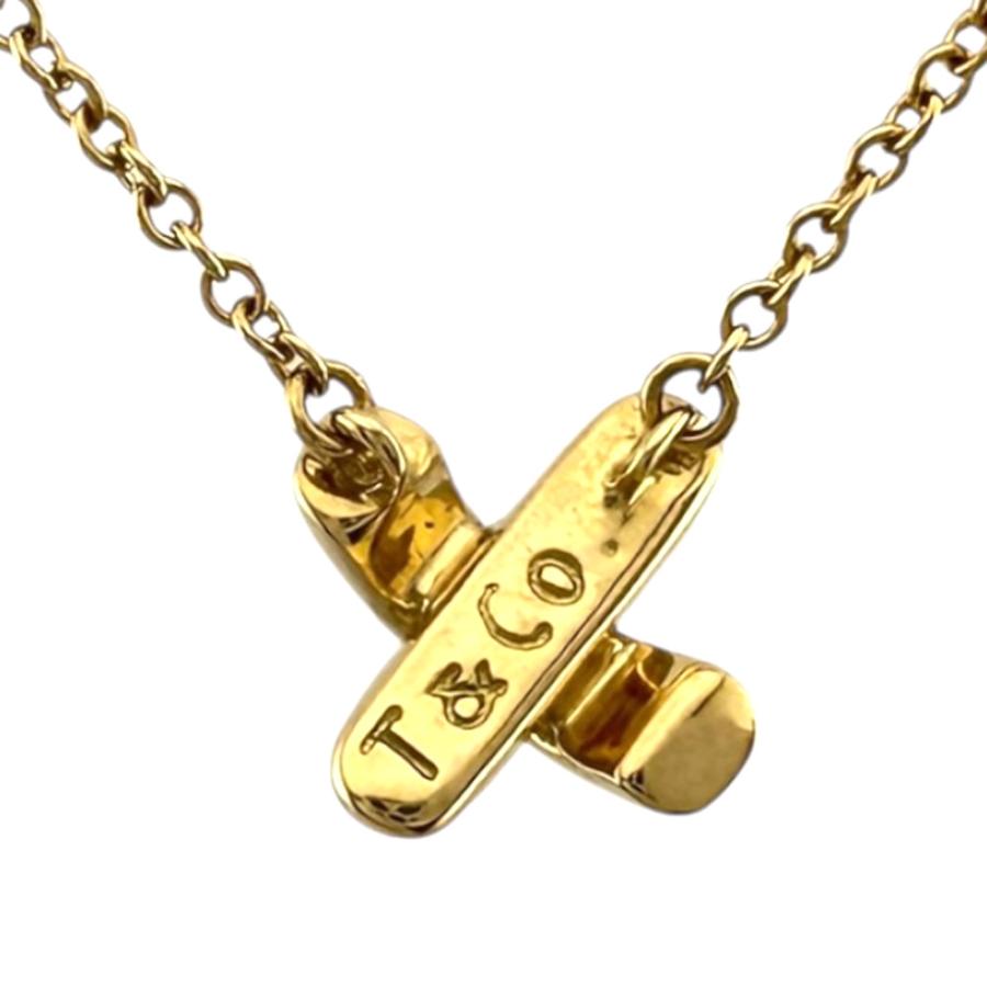 TIFFANY&Co.（ティファニー） クロスステッチ ネックレス 18金 K18