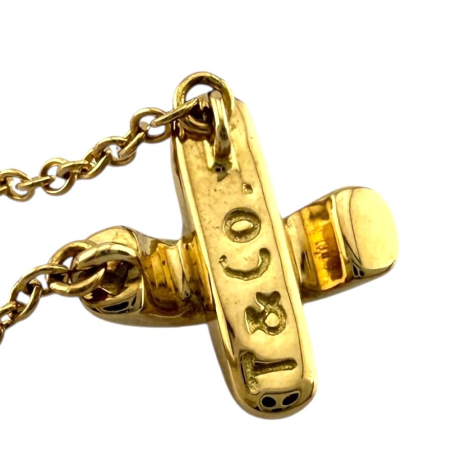 TIFFANY&Co.（ティファニー） クロスステッチ ネックレス 18金 K18