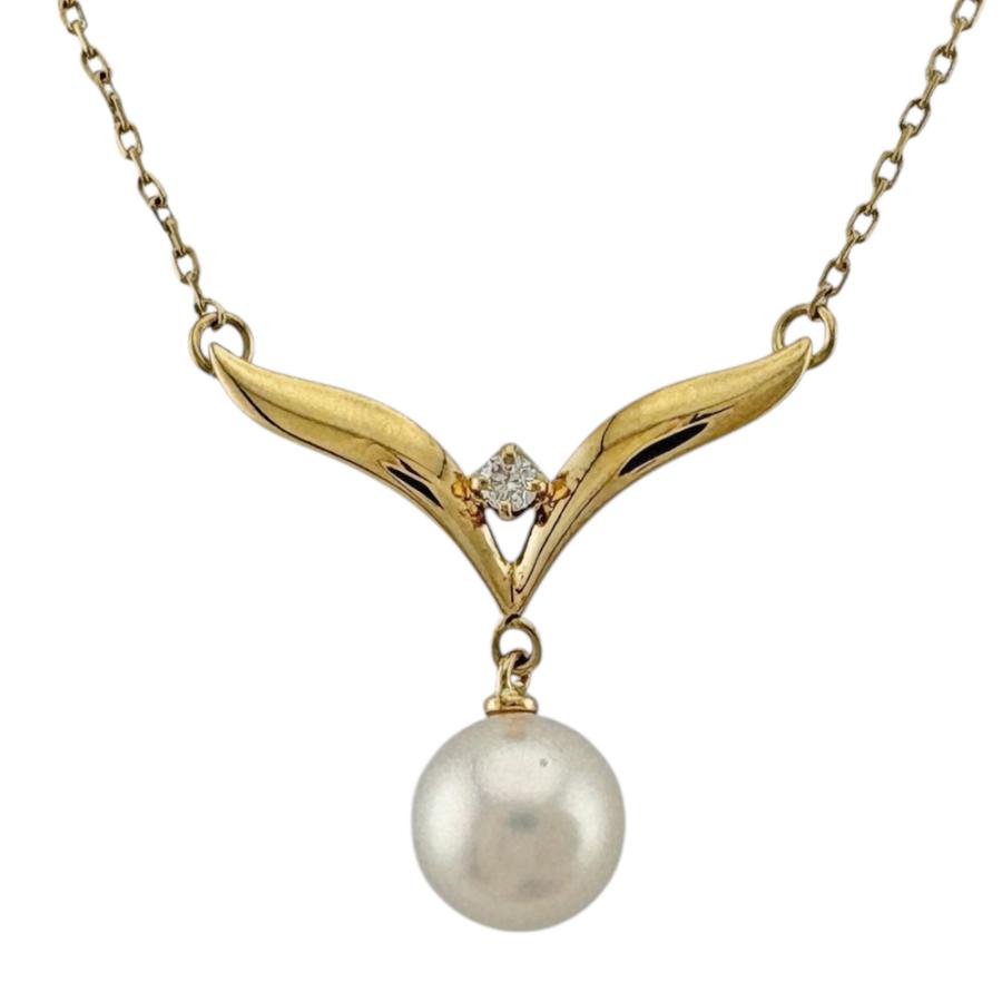 MIKIMOTO（ミキモト） ネックレス 18金 K18イエローゴールド