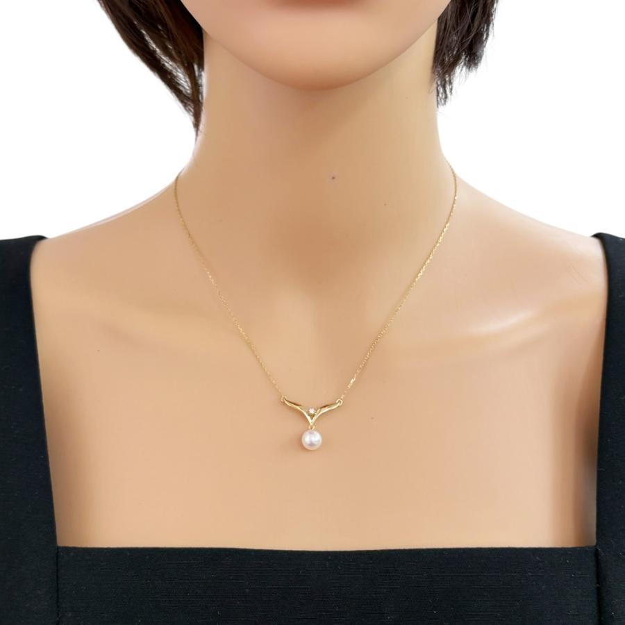 MIKIMOTO（ミキモト） ネックレス 18金 K18イエローゴールド