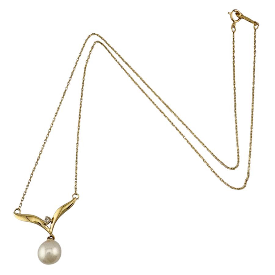 MIKIMOTO（ミキモト） ネックレス 18金 K18イエローゴールド