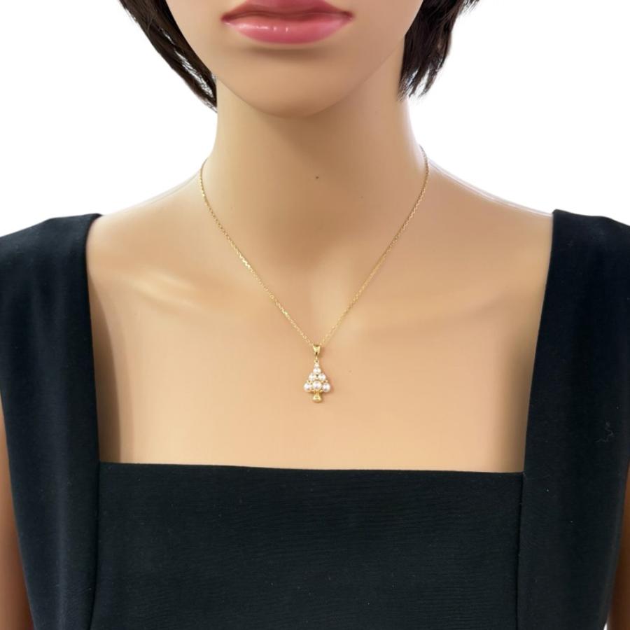 MIKIMOTO（ミキモト） ネックレス 18金 K18イエローゴールド パール