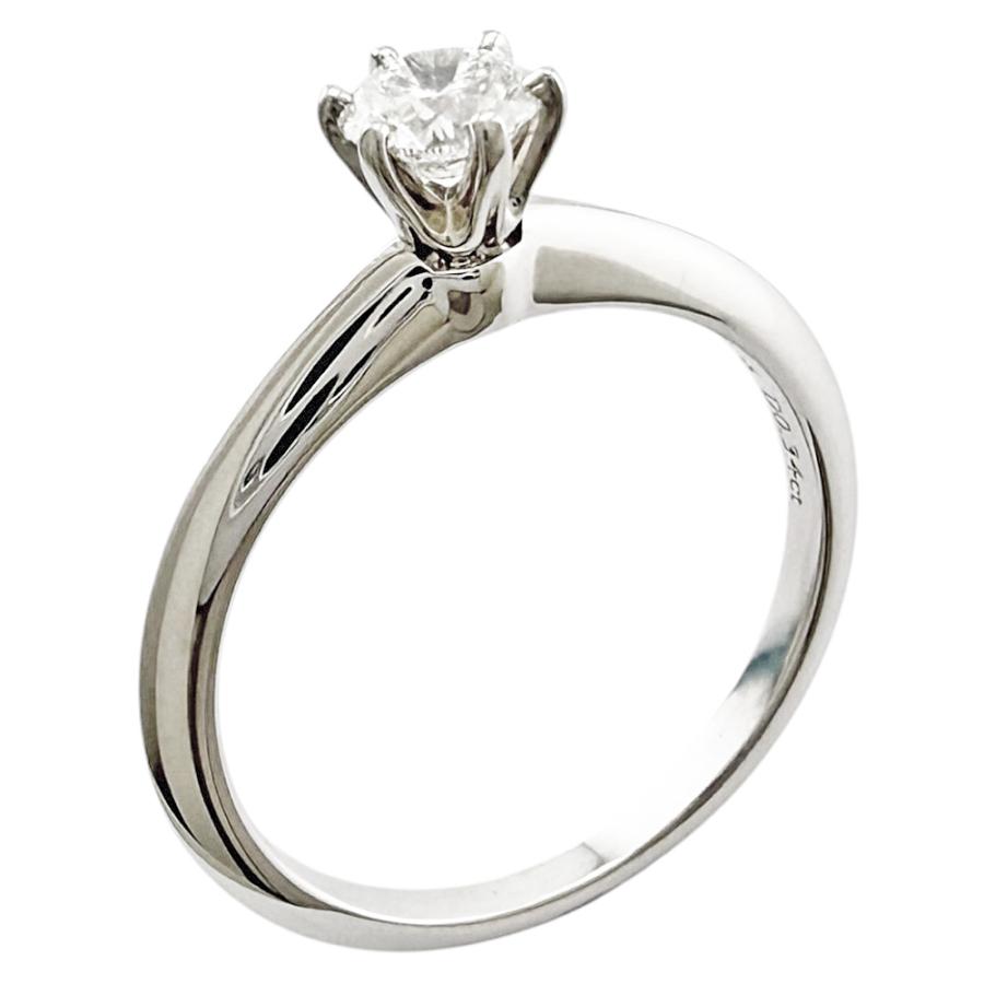TIFFANY&Co.（ティファニー） ソリティア リング 指輪 10.5号 Pt950 