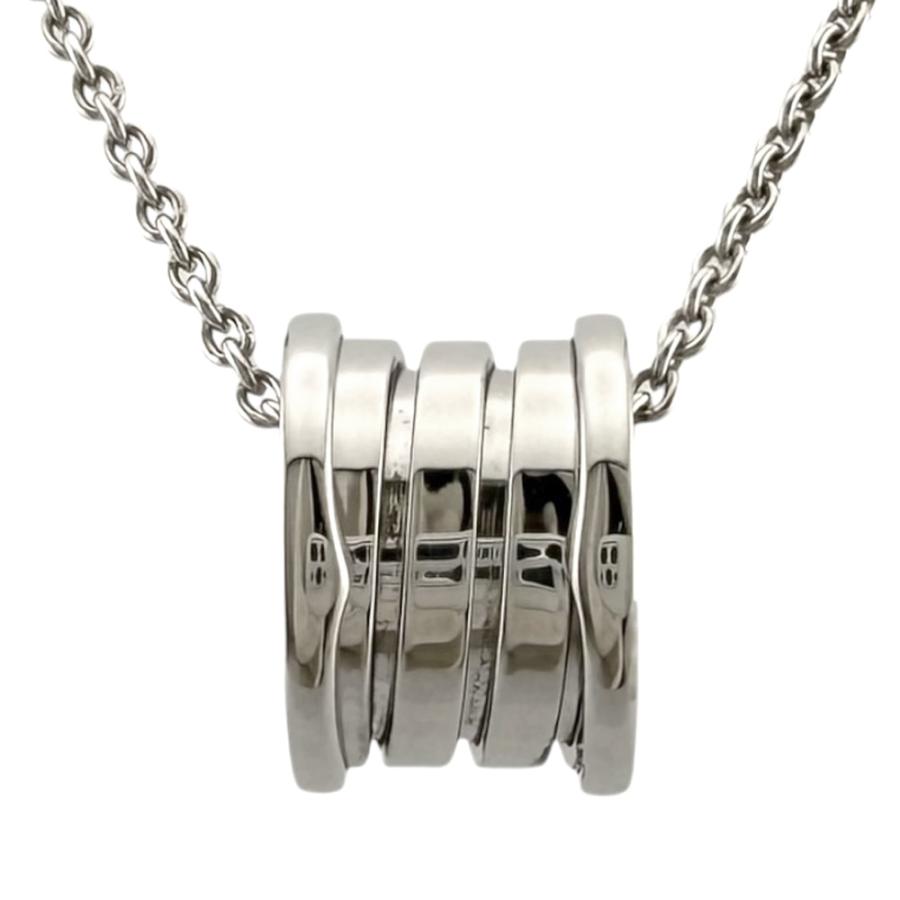 BVLGARI（ブルガリ）ビーゼロワンネックレス K18 WG ホワイトゴールド BVLGARI（ブルガリ） B-ZERO.1 ビーゼロワン ネックレス 18金 K18