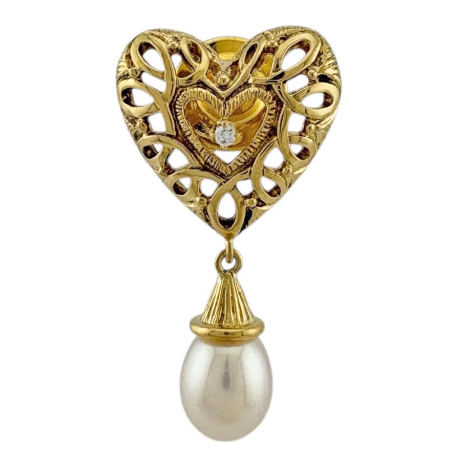 MIKIMOTO（ミキモト） ペンダントトップ 18金 K18イエローゴールド 