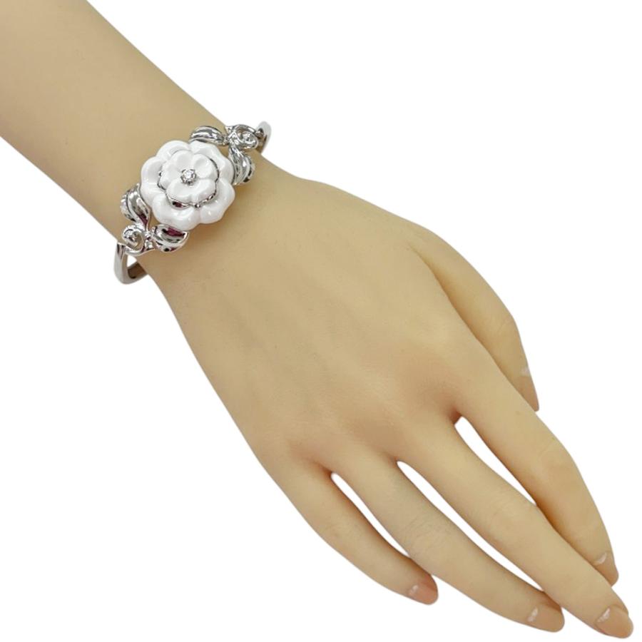 CHANEL　バングル　ホワイト中古 CHANEL（シャネル） バングル 18金 K18ホワイトゴールド ホワイト