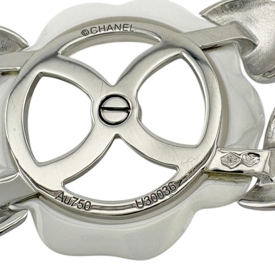 CHANEL（シャネル） バングル 18金 K18ホワイトゴールド ホワイト