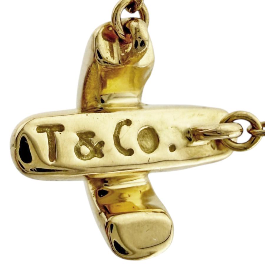 TIFFANY&Co.（ティファニー） クロスステッチ ネックレス 18金 K18