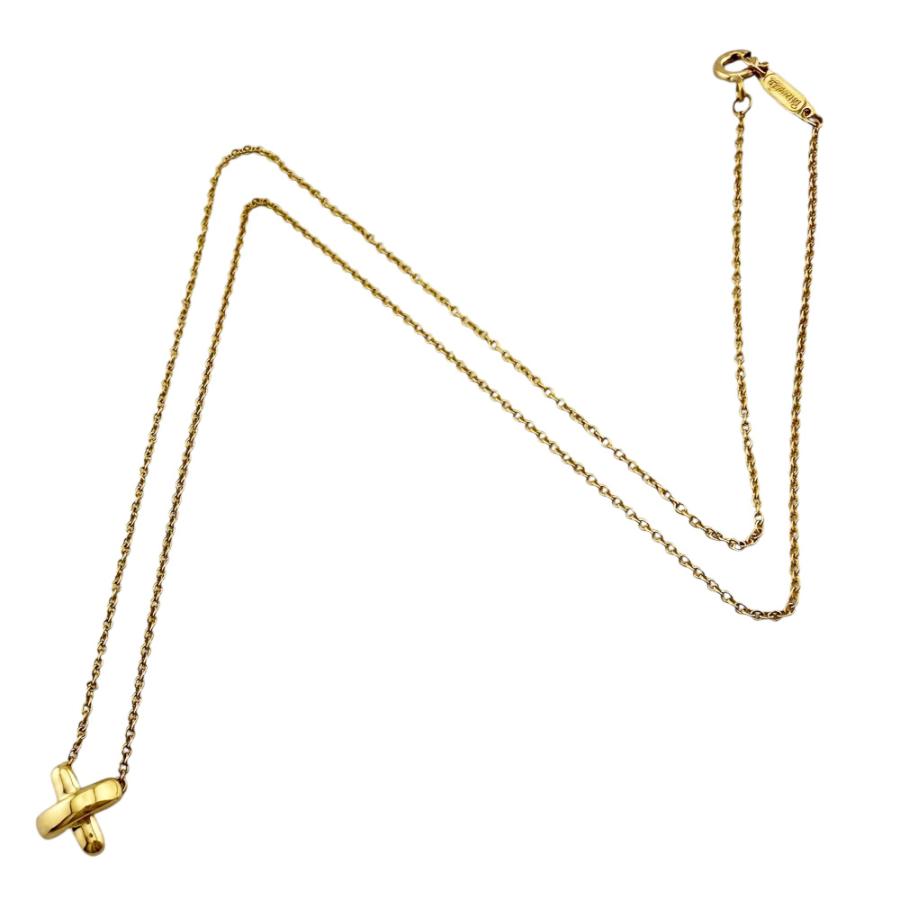 TIFFANY&Co.（ティファニー） クロスステッチ ネックレス 18金 K18
