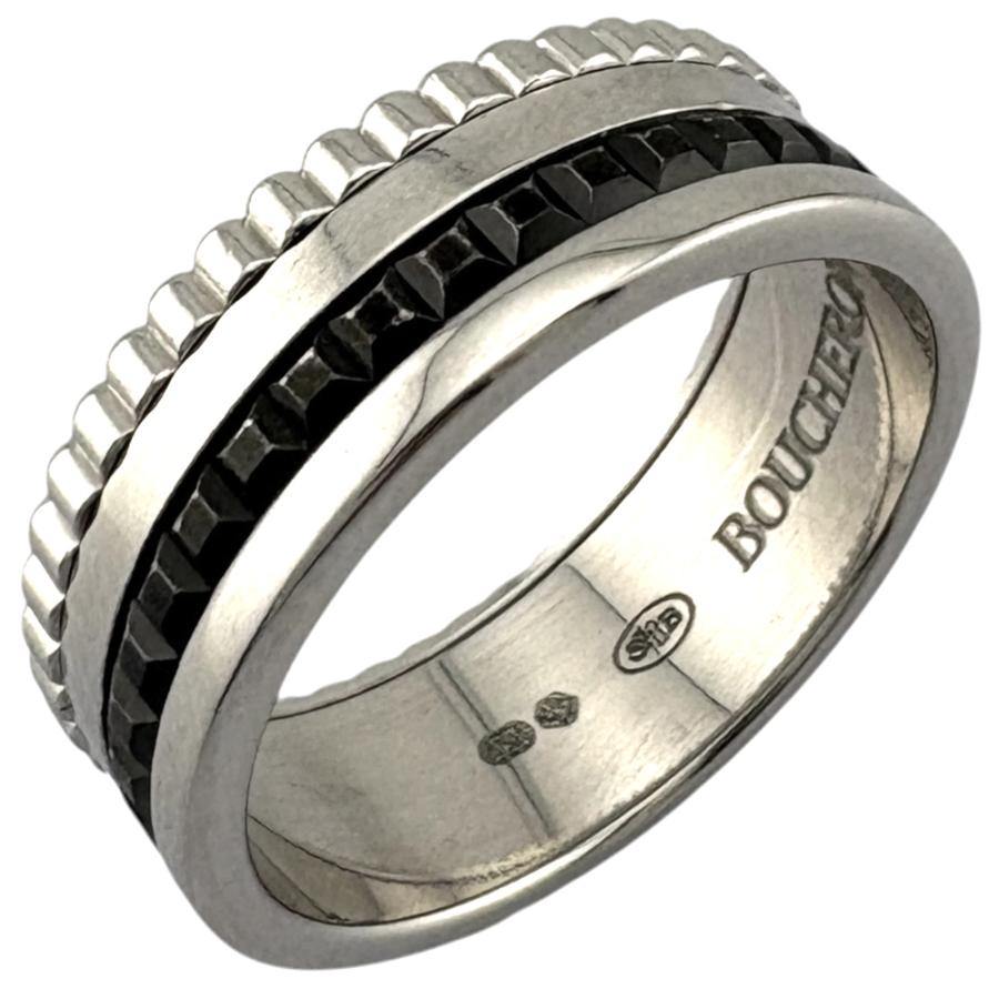 BOUCHERON（ブシュロン） キャトルブラック スモール リング 指輪 12号