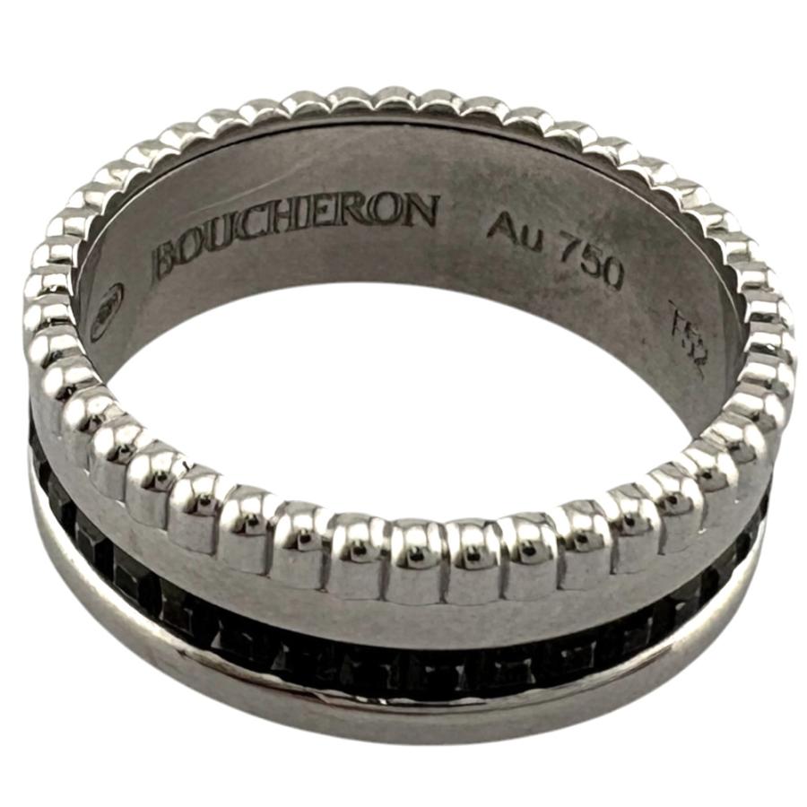 BOUCHERON（ブシュロン） キャトルブラック スモール リング 指輪 12号