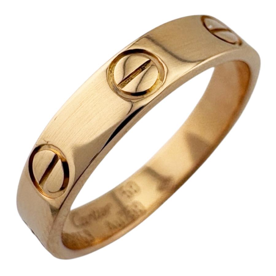 Cartier（カルティエ） ミニラブ リング 指輪 10号 18金 K18ピンク