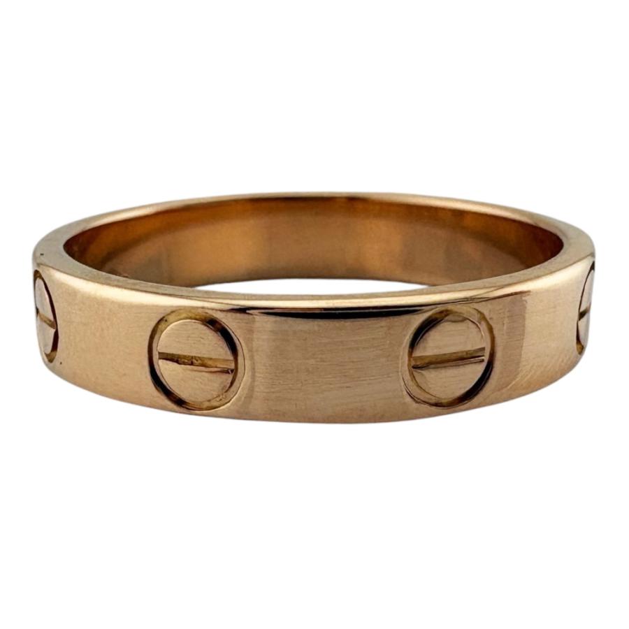 Cartier（カルティエ） ミニラブ リング 指輪 10号 18金 K18ピンク